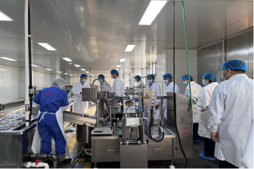 省農(nóng)業(yè)廳食品加工所赴安徽旭咚食品科技有限公司進行調研工作